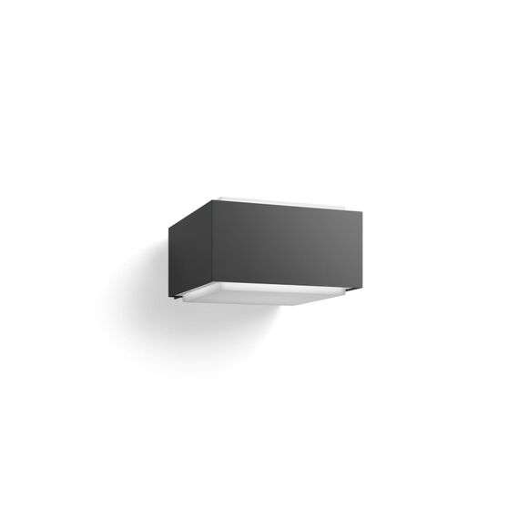 Philips by Signify Philips Aussenwandleuchte Hedgehog E27, max. 42W, anthrazit
