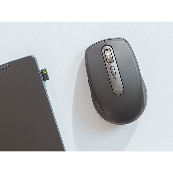 Logitech MX Anywhere 3S for Business Maus Büro Rechts RF Wireless + Bluetooth Laser 8000 DPI