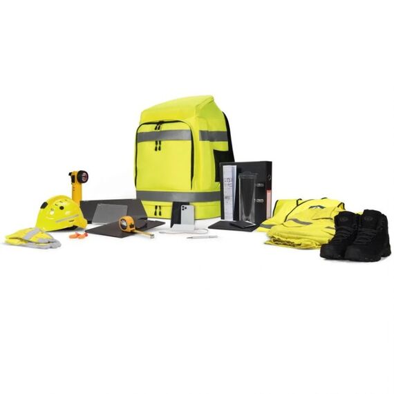 DICOTA Hi-Vis Rucksack Gelb Polyethylenterephthalat, Thermoplastische Polyurethane (TPU), 8 image