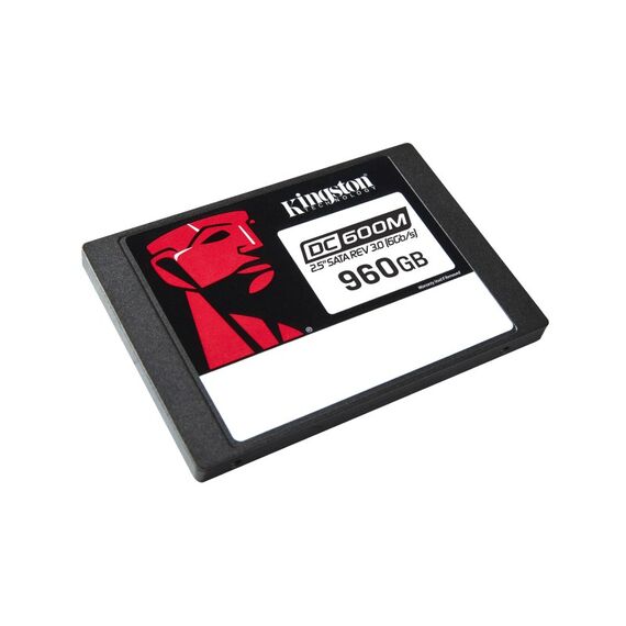 Kingston Technology 960G DC600M (gemischte Nutzung) 2,5" Enterprise SATA SSD, Kapazität: 960 GB
