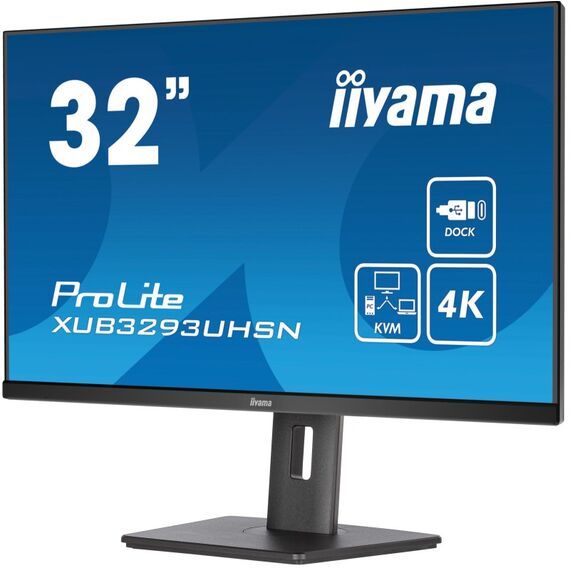 iiyama ProLite XUB3293UHSN-B5 Computerbildschirm 80 cm (31.5") 3840 x 2160 Pixel 4K Ultra HD LCD Schwarz, 3 image