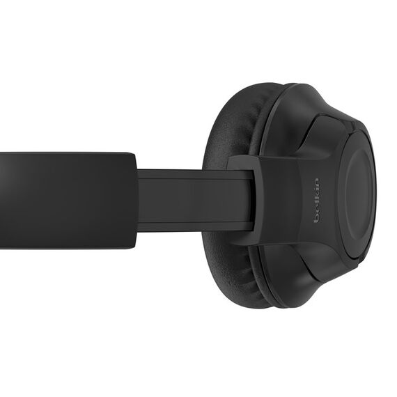 Belkin SOUNDFORM INSPIRE Kopfhörer Verkabelt & Kabellos Kopfband Anrufe/Musik USB Typ-C Bluetooth Schwarz, 3 image