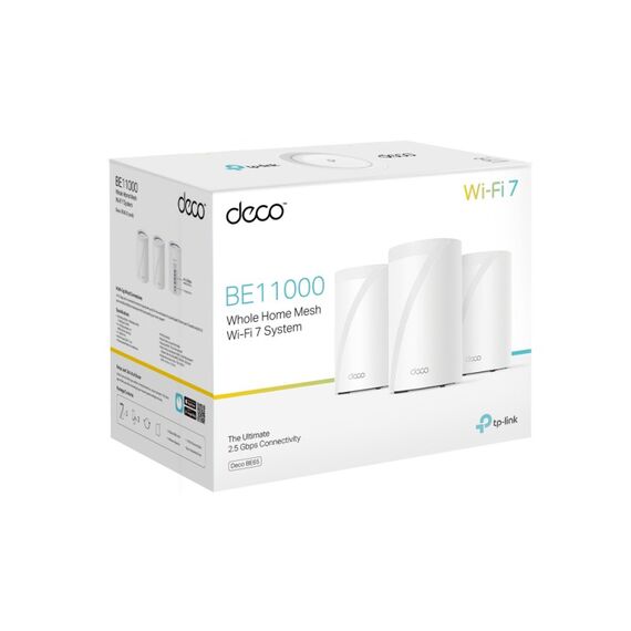 TP-Link BE9300 Tri-Band (2,4 GHz/5 GHz/6 GHz) Wi-Fi 7 (802.11be) Weiß 4 Intern, 3 image