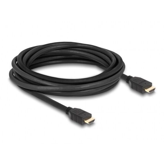 DeLOCK High Speed HDMI Kabel 48 Gbps 8K 60 Hz schwarz 5 m, Farbe: Schwarz, Länge: 5 m