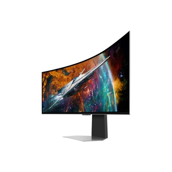 Samsung G95SC Computerbildschirm 124,5 cm (49") 5120 x 1440 Pixel Dual QHD OLED Silber, 4 image