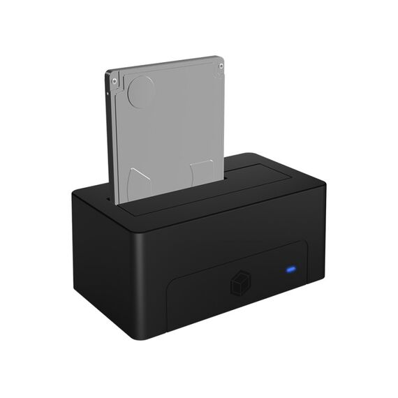 ICY BOX IB-1121-U3, DockingStation für 1x 2.5"/3.5" SATA I/II/III, USB 3.2 Gen 1, Netzteil, schwarz, 5 image