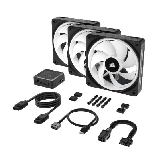 Corsair Air CO-9051002-WW Computerkühlsystem Computergehäuse Ventilator 12 cm Schwarz 3 Stück(e), 5 image