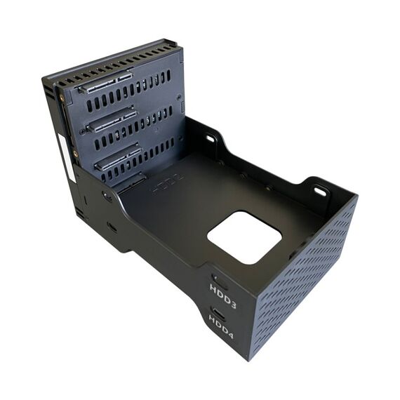 LC-Power LC-35U3-RAID-4-HDMI Speicherlaufwerksgehäuse HDD-Gehäuse Schwarz 3.5", 3 image
