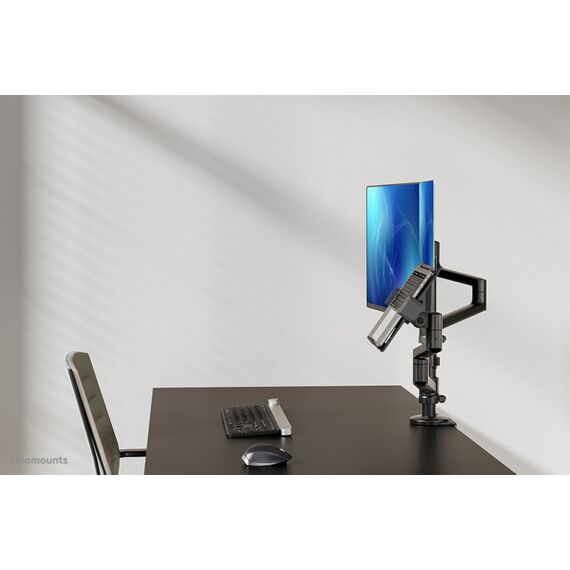 Neomounts DS20-425BL2 Monitorarm mit Laptop-Halterung 17-27" - platzsparend, 18 image