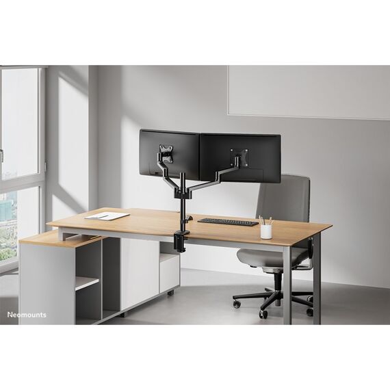 Neomounts DS60-425BL2 Monitorarm 17-27" - platzsparend, Farbe: Schwarz, 14 image
