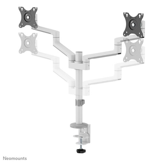 Neomounts DS60-425WH2 Monitorarm 17-27" - platzsparend, Farbe: Weiß, 4 image