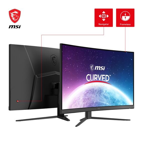 MSI G32C4XDE Computerbildschirm 80 cm (31.5") 1920 x 1080 Pixel Full HD Schwarz, 2 image