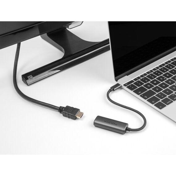 DeLOCK USB Type-C Adapter zu HDMI (DP Alt Mode) 8K mit HDR Funktion Aluminium