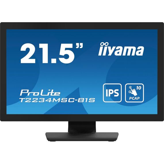 iiyama ProLite T2234MSC-B1S Computerbildschirm 54,6 cm (21.5") 1920 x 1080 Pixel Full HD Touchscreen Schwarz