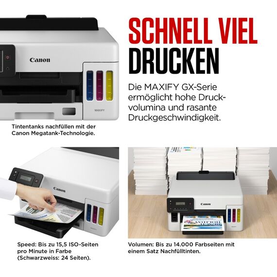 Canon MAXIFY GX6550 Tintenstrahl A4 600 x 1200 DPI WLAN, 10 image