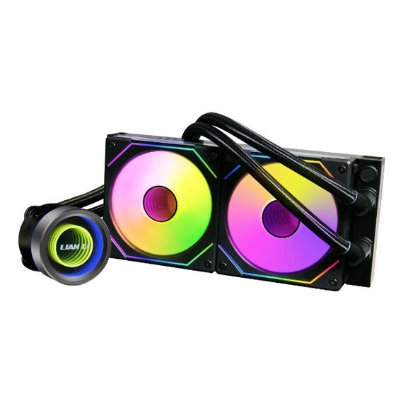 Lian Li GA II TRINITY Computergehäuse All-in-One-Flüssigkeitskühler 12 cm Schwarz 1 Stück(e), Farbe: Schwarz