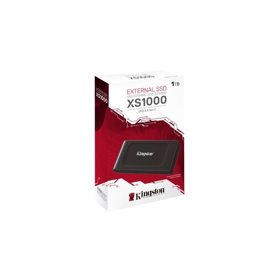Kingston Technology 1TB XS1000 External USB 3.2 Gen 2 Portable Solid State Drive, Farbe: Schwarz, Kapazität: 1 TB, 3 image
