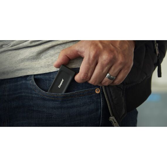 Kingston Technology 1TB XS1000 External USB 3.2 Gen 2 Portable Solid State Drive, Farbe: Schwarz, Kapazität: 1 TB, 6 image