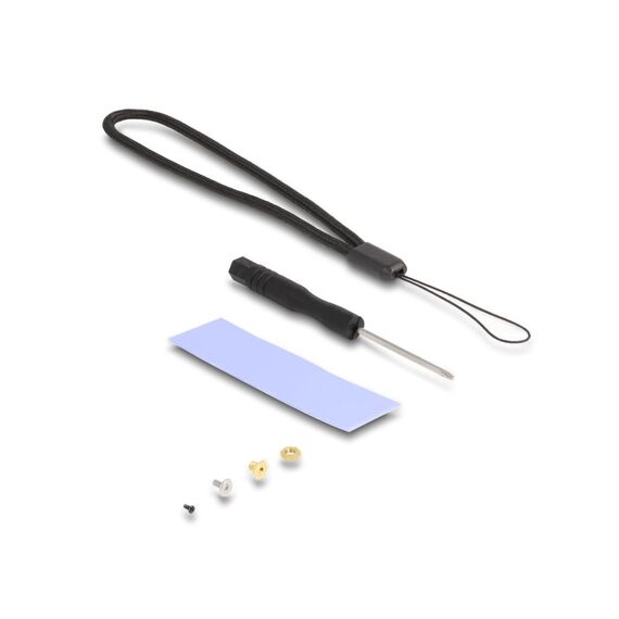 DeLOCK Externes Gehäuse für M.2 NVMe PCIe SSD oder SATA SSD mit USB 10 Gbps Typ-A Stecker, 4 image