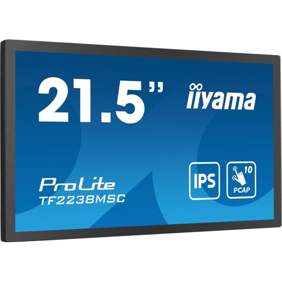 iiyama TF2238MSC-B1 Computerbildschirm 53,3 cm (21") 1920 x 1080 Pixel Full HD LED Touchscreen Schwarz