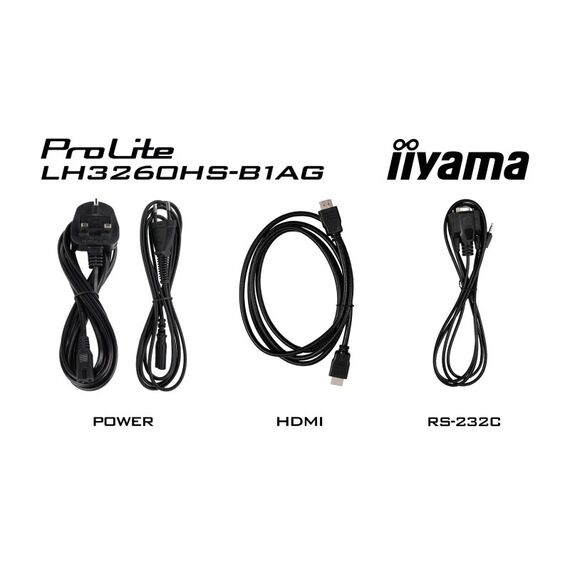 iiyama LH3260HS-B1AG Signage-Display Digitale A-Platine 80 cm (31.5") LED WLAN 500 cd/m² Full HD Schwarz Eingebauter Prozessor Android 11 24/7, 17 image