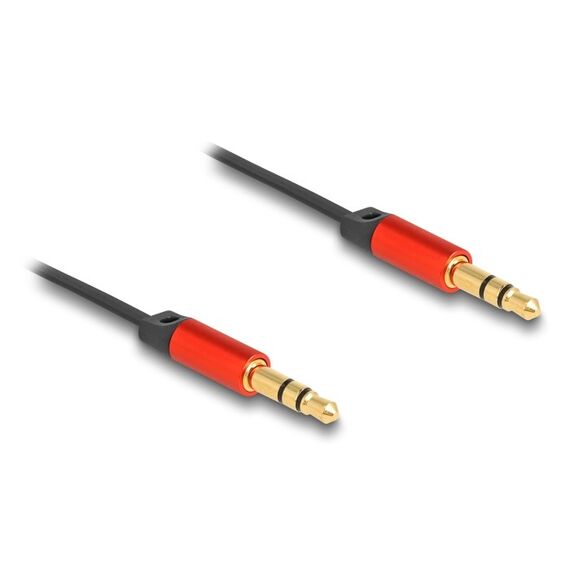 DeLOCK Audio Aufrollkabel 3,5 mm 3 Pin Klinkenstecker zu Klinkenstecker 90 cm, 3 image