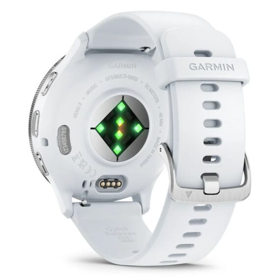 Garmin Venu 3 3,56 cm (1.4") AMOLED 45 mm Digital 454 x 454 Pixel Touchscreen Silber, Weiß WLAN GPS, 5 image