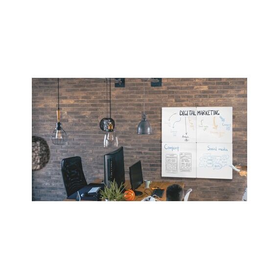 Nobo 1915656 Whiteboard 600 x 450 mm Stahl Magnetisch, 6 image