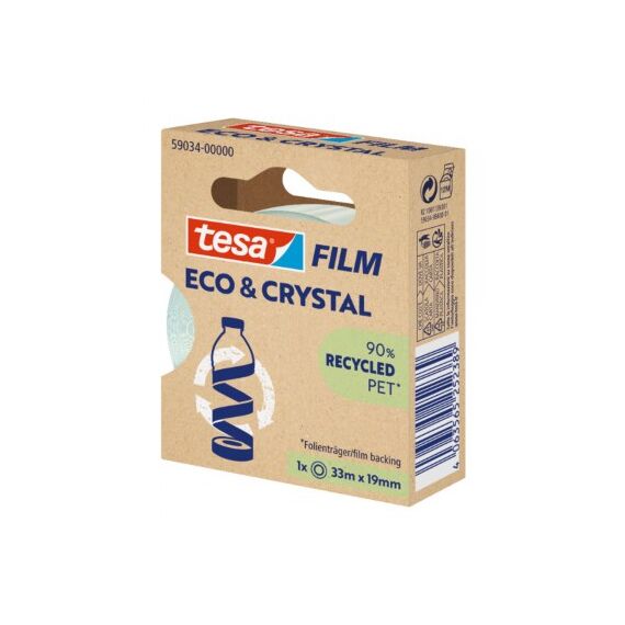 TESA Eco & Crystal Dekorative Bänder 10 m Transparent