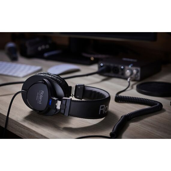 Roland RH-200 Kopfhörer & Headset Kabelgebunden Kopfband Musik Schwarz