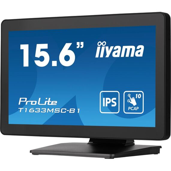 iiyama ProLite T1633MSC-B1 Computerbildschirm 39,6 cm (15.6") 1920 x 1080 Pixel Full HD LCD Touchscreen Schwarz, 4 image