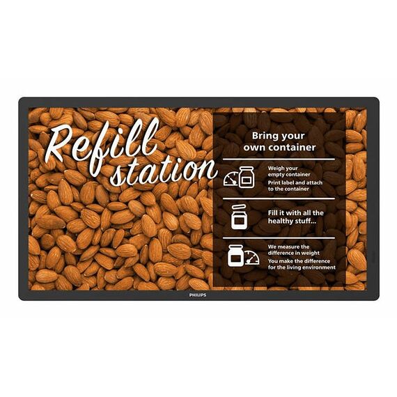 Philips Signage Solutions 25BDL4150I/00 Signage-Display Digital Signage Flachbildschirm 64,3 cm (25.3") WLAN Schwarz Eingebauter Prozessor Android 11, 2 image