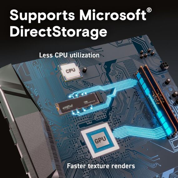 Crucial T500 2 TB M.2 PCI Express 4.0 NVMe 3D TLC NAND, 6 image