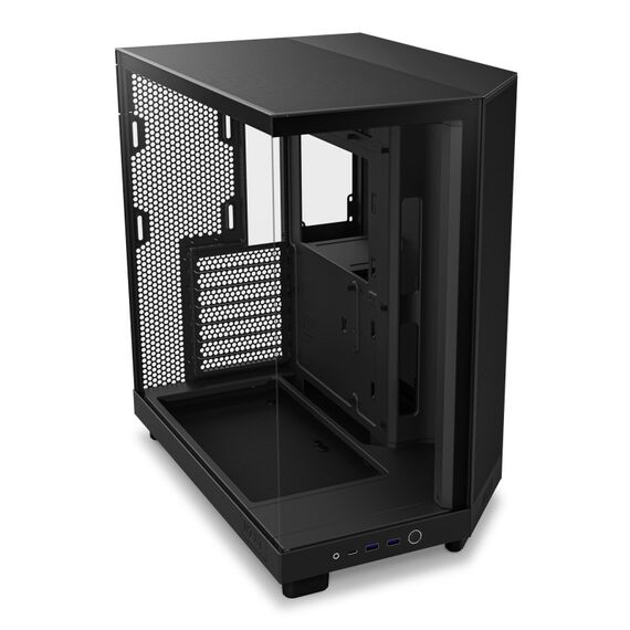 NZXT H6 Flow RGB Midi Tower Schwarz, Farbe: Schwarz, 3 image
