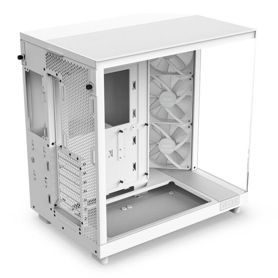 NZXT H6 Flow RGB Midi Tower Weiß, Farbe: Weiß, 3 image