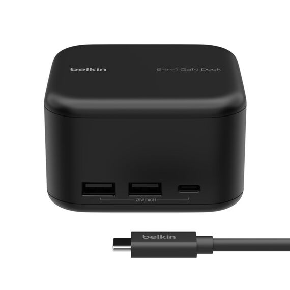 Belkin INC018vfBK Kabelgebunden USB 3.2 Gen 1 (3.1 Gen 1) Type-C Schwarz, 2 image