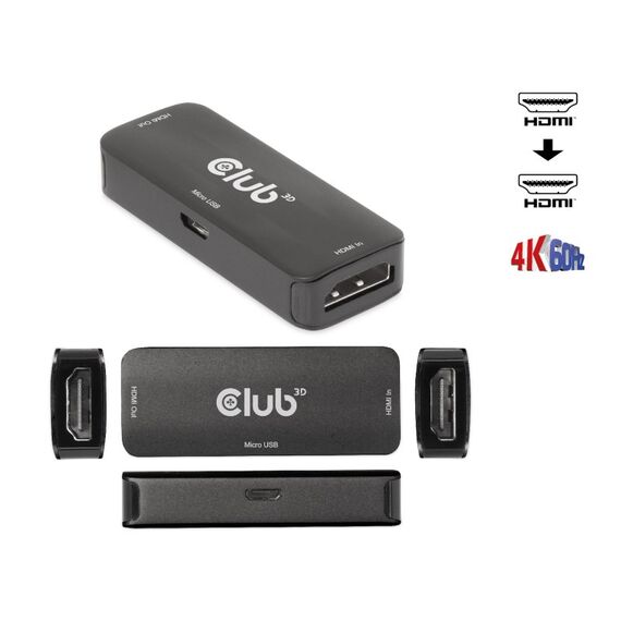CLUB3D CAC-1307 Audio-/Video-Leistungsverstärker AV-Repeater Schwarz, 6 image
