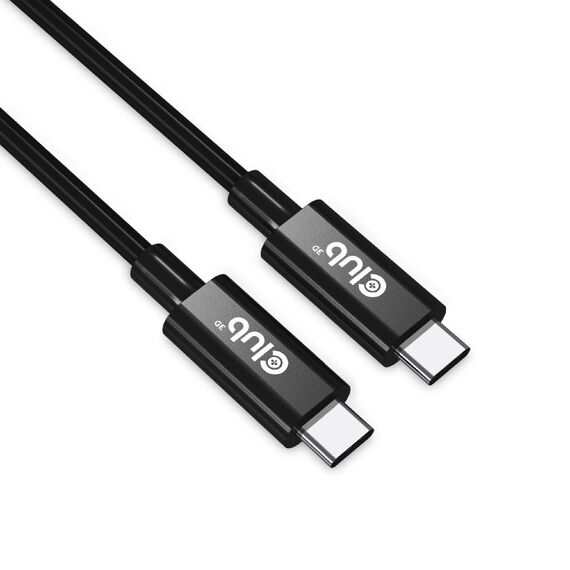 CLUB3D CAC-1579 USB Kabel USB4 Gen 3x2 3 m USB C 40 Gbit/s 240 W Schwarz