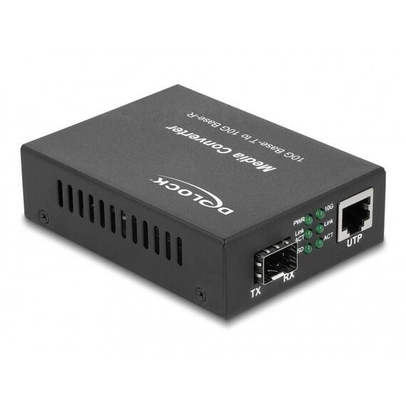 DeLOCK Medienkonverter 10GBase-R SFP+ zu 10GBase-T RJ45