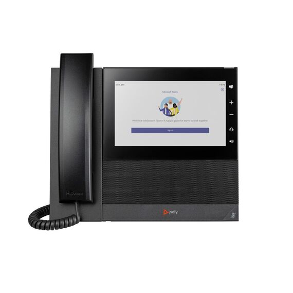 HP Poly CCX 600 Business-Medientelefon für Microsoft Teams und PoE-fähig