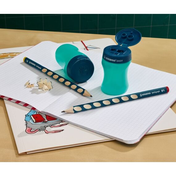 STABILO EASYsharpener Manueller Bleistiftspitzer Farbe Petrol, 3 image