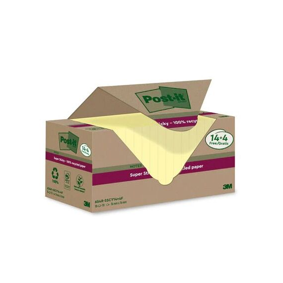 Post-It 7100284878 Klebezettel Rund Gelb 70 Blätter Selbstklebend