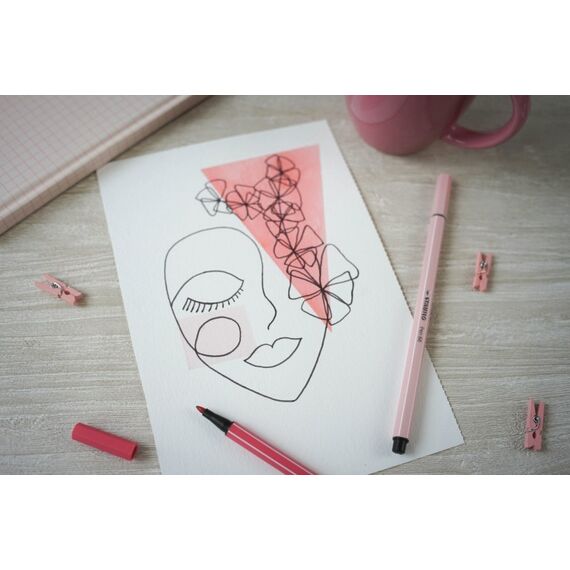 STABILO Pen 68 Filzstift Grau 1 Stück(e), 6 image