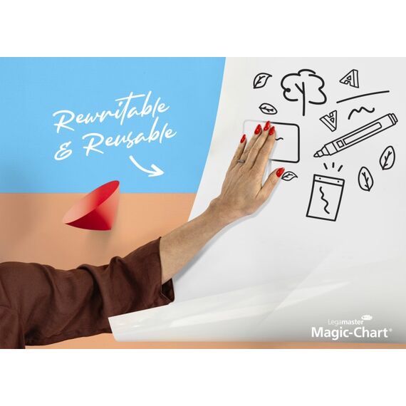 Legamaster Magic-Chart note Whiteboard Folie, 6 image