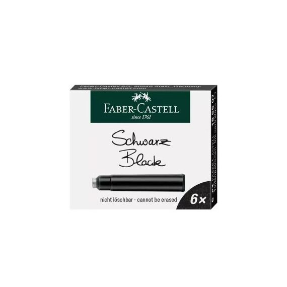 Faber-Castell Tintenpatronen Standard schwarz