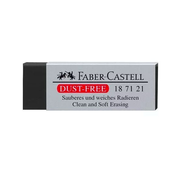 Faber-Castell 187121 Radierer Kunststoff Schwarz 1 Stück(e)