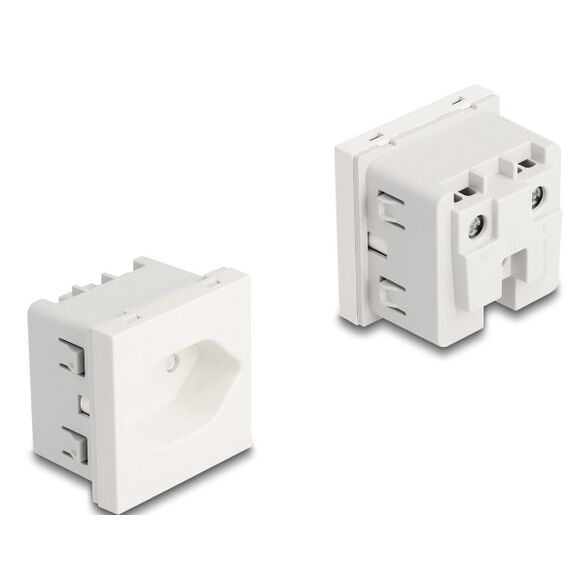 DeLOCK Easy 45 Schutzkontakt-Steckdose T13 Schweiz 45 x 45 mm