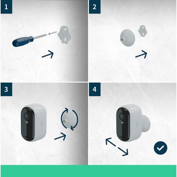 Arlo Essential 2K Outdoor Überwachungskamera, 3er Set, 9 image