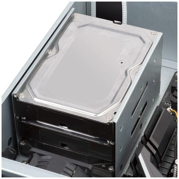 Silverstone RM23-502 2,5/3,5/5,25" Speicherlaufwerkbehälter Schwarz, Silber, 6 image