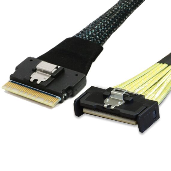 Highpoint 8654-CIO8-110 Serial Attached SCSI (SAS)-Kabel 1 m Schwarz, 2 image